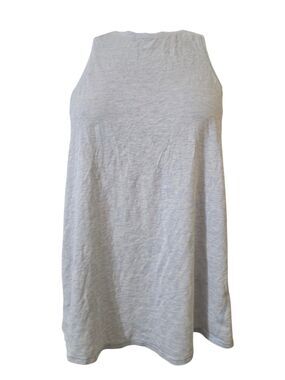 Lululemon Open Back Tank Top Light Heathered Blue Women's 6 EUC E191